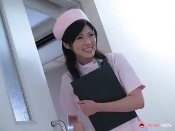 Sara Yurikawa – Japanese Nurse in Uniform Strokes Her Patient to a Cumshot