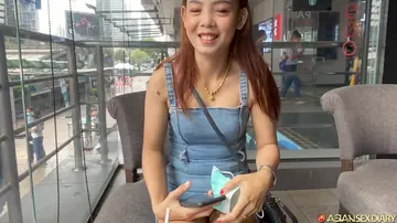 Petite Asian Woman Gets Fucked at a Casting Outdoors