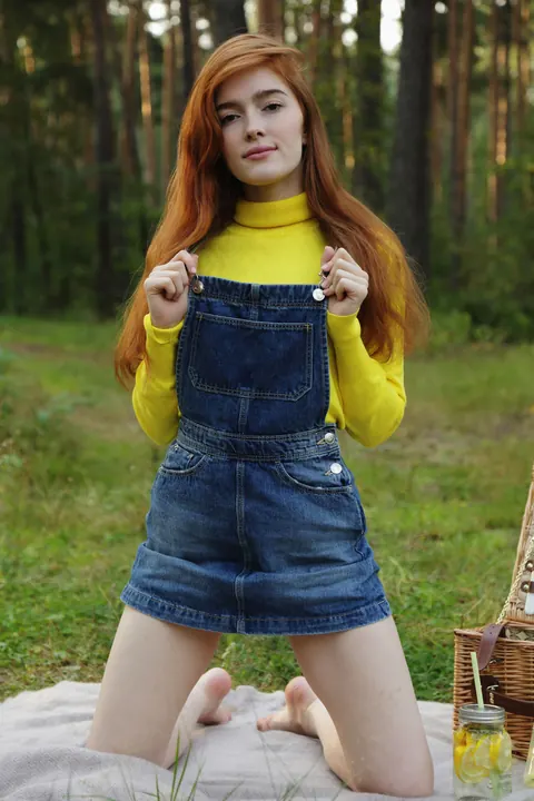 Jia Lissa: Pale Russian Redhead Shows Off Her Small Tits and Tattoo – photo 3 of 21