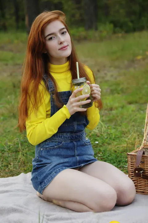Jia Lissa: Pale Russian Redhead Shows Off Her Small Tits and Tattoo – photo 2 of 21