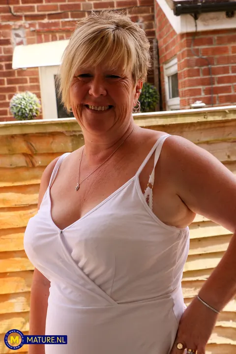 British Blonde MILF Uses a Toy – photo 2 of 21