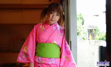 Taeko – Japanese Redhead Pulls Panties Aside to Show Her Hairy Pussy
