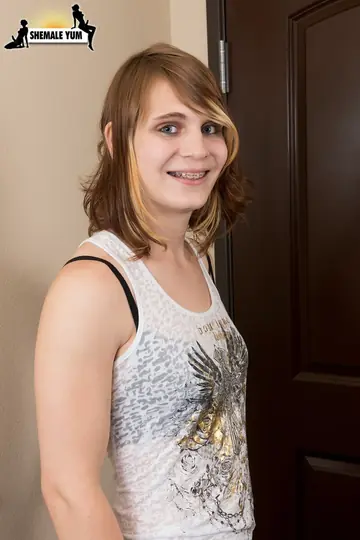 Trans Woman Undresses and Spreads Her Legs Wide on Camera