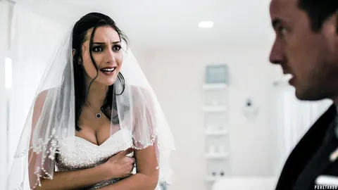 Bella Rolland: Tall Busty Bride Sucks Cock, Takes Anal Doggy and a Facial on Her Wedding Day – photo 5 of 20