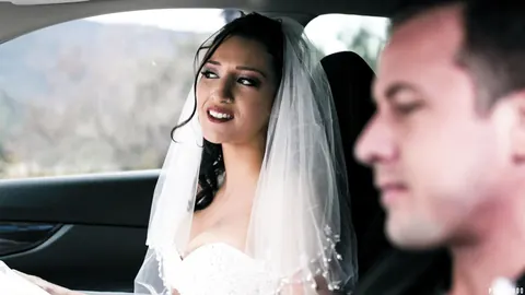 Bella Rolland: Tall Busty Bride Sucks Cock, Takes Anal Doggy and a Facial on Her Wedding Day – photo 1 of 20