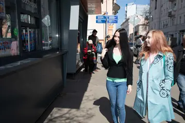 Veronica Snezna – Russian Lesbians in Jeans Finger and Toy Each Other Outdoors