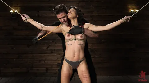 Brooklyn Gray: Slim Tattooed Brunette Gets Hogtied in BDSM Session – photo 4 of 21