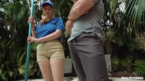 Lauren Phillips: Tall Redhead MILF Takes Anal by the Pool – photo 1 of 20