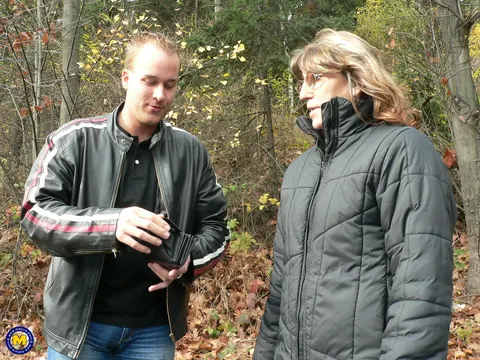 Hairy MILF Collects Multiple Facials in the Forest – photo 1 of 21