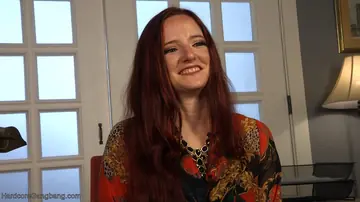 Maci May – Redhead MILF Takes Double Penetration in Interracial Gangbang