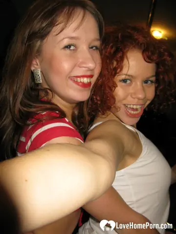 Cute Sunny – Brunette and Redhead Strip for Amateur Lesbian Action