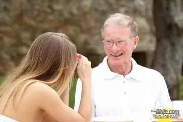 Nikky Thorne – Hungarian Amateur Rides Old Man by the Pool