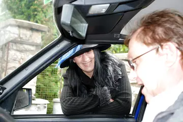 MILF Takes a Creampie in Her Hairy Pussy in the Car