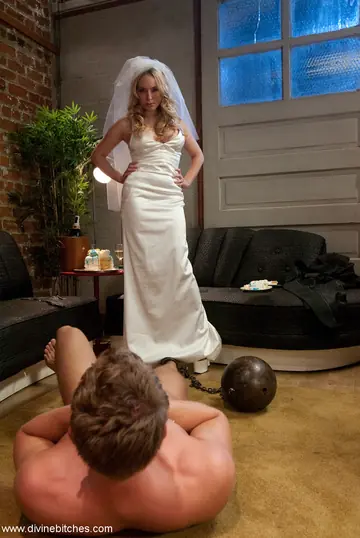 Aiden Starr – Busty Blonde MILF Bride Dominates Her Man with Bondage and Facesitting