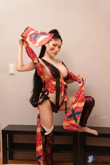Asian Babe in Costume Gets Fucked Doggy Style and Anally