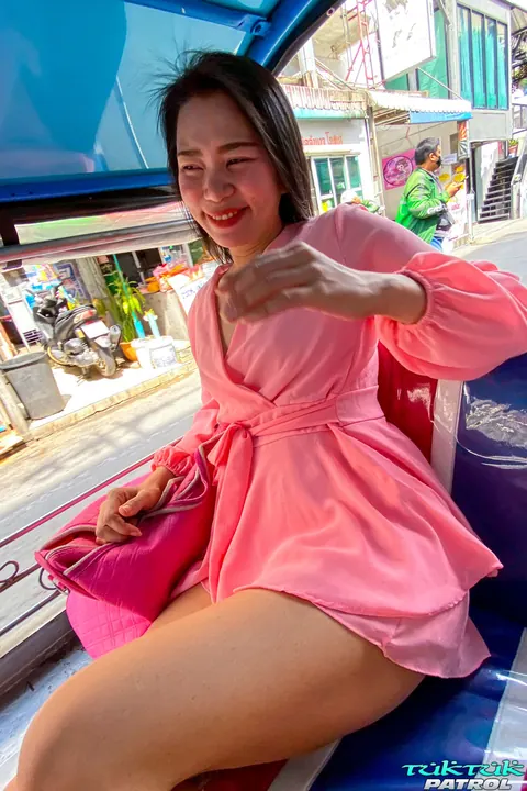 Asian Brunette in a Dress Gets Fucked by a Stranger – photo 8 of 21