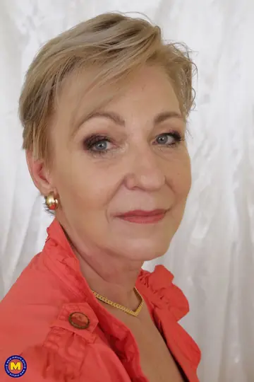 Short-Haired Mature European Sucks and Fucks Her Man