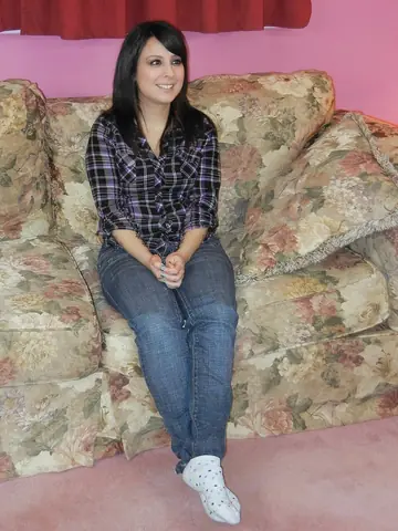 Cristal Cortez – Slim Latina MILF Strips Out of Her Jeans and Bikini for Dildo Play
