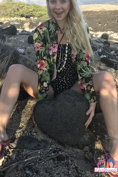 Riley Star: Skinny Blonde Poses in a Bikini Outdoors – photo 9 of 21