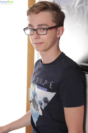 Slim Twink Strips, Poses, and Strokes His Cock