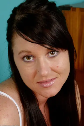 Brunette MILF with Big Tits Undresses and Spreads Her Pussy Wide
