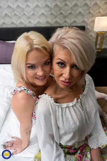 Zazie Skymm – Blonde MILF Joins a Threesome for Anal and a Facial