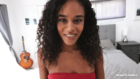 Scarlit Scandal: Petite Ebony Babe Gets Fucked Missionary – photo 3 of 21