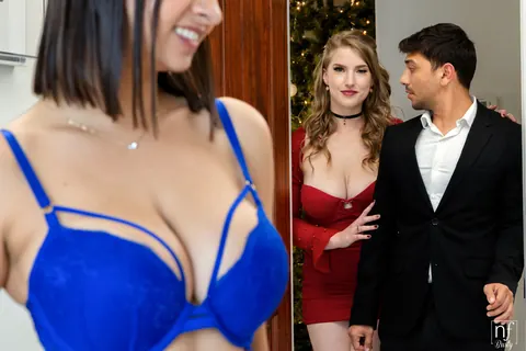 Hailey Rose: Two Busty Latinas in Lingerie and Jeans Share a Threesome – photo 10 of 16
