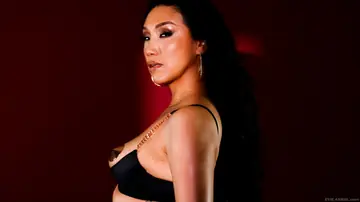 Vicki Chase – Busty Latina in Stockings Takes an Anal Creampie