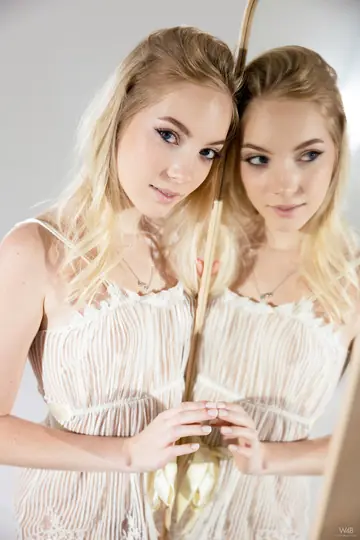 Bella Spark – Two Thick Blondes in Lingerie and Stockings Have Lesbian Sex