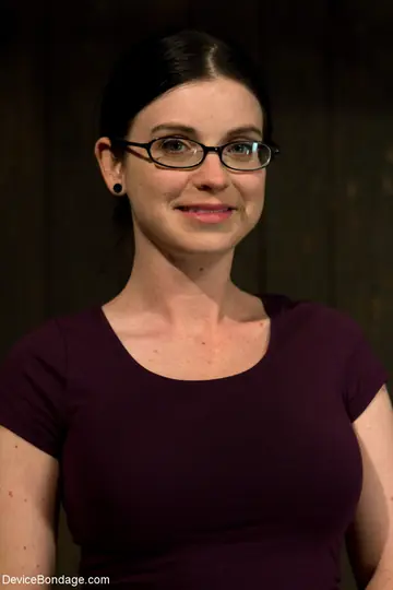 Sybil Hawthorne – Tattooed Brunette MILF with Big Tits Spreads in Bondage and Glasses