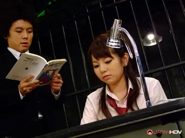 Petite Japanese Woman in Stockings Gets Toyed and Bound