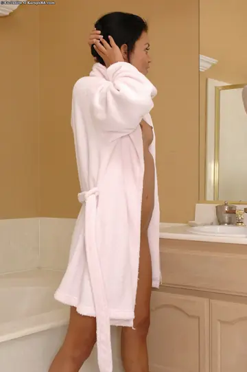 Ruby Knox – Slim Brunette MILF Takes Anal Doggy Style in the Bathroom