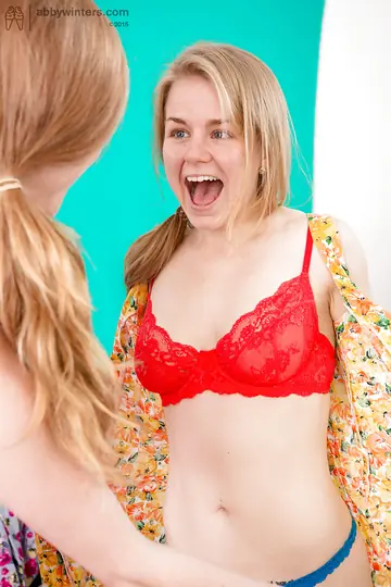 Busty Redhead in Lingerie Fingers and Eats Pussy with Her Partner