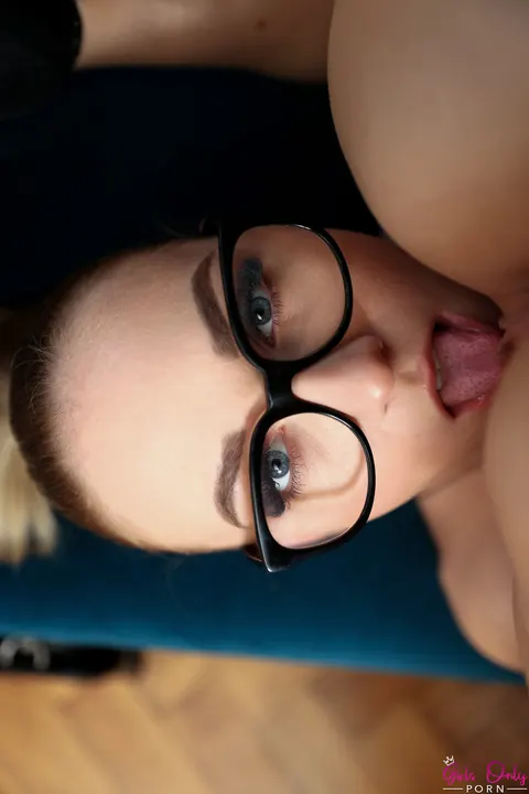 Jenny Wild: Czech Lesbians Strip and Fuck in Leather and Yoga Pants at the Office – photo 14 of 20