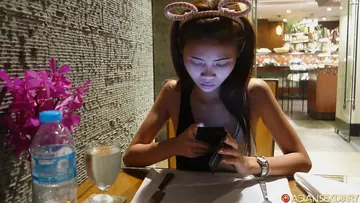 Petite Asian Amateur Poses Nude and Fucks in POV