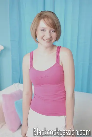 Faith Daniels – Redhead in Lingerie and Skirt Rides BBC Cowgirl and Takes Jizz