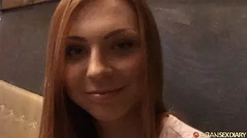 Redhead in Panties Gets Fucked Missionary for a Creampie