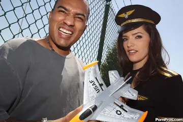 Aries Knightly – Brunette Sucks and Fucks Outdoors