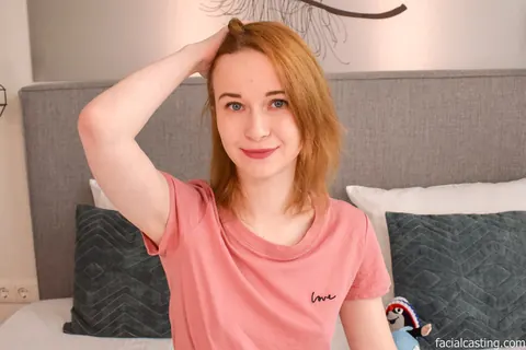 Sweetie Plum: Skinny Redhead Gives a Handjob and Takes a Facial – photo 2 of 15