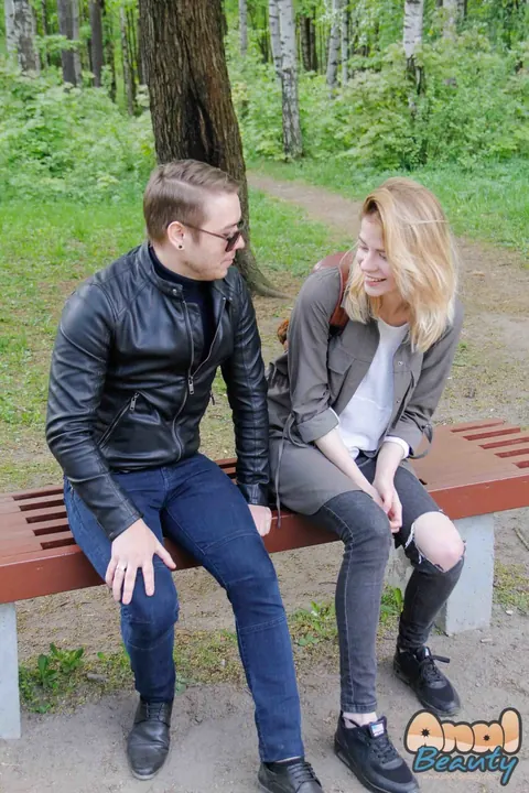Crystal Maiden: Russian Blonde Takes Anal Outdoors in Glasses – photo 21 of 21