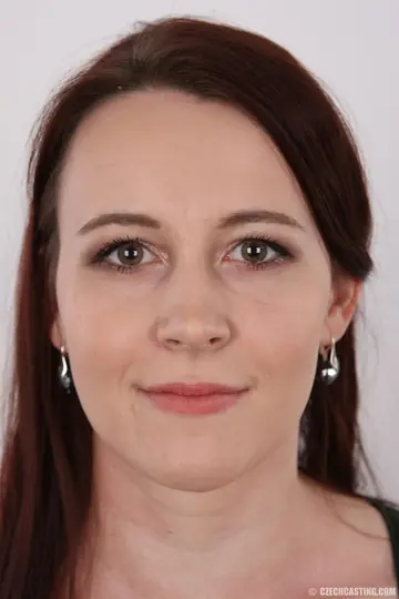 Chubby Czech European Strips Out of Her Shorts on a Chair