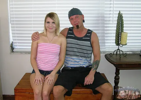 Olivia Kassady: Blonde in Panties Gives a Handjob and Takes a Facial – photo 9 of 18