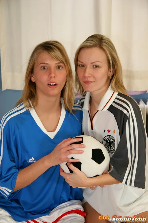 Sweet Denisa: Busty Czech Lesbians Strip and Use a Dildo in Bed – photo 3 of 15