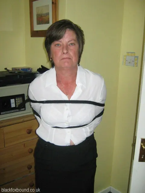 BBW with Short Hair Bound in a Skirt – photo 5 of 16