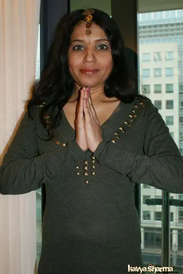 Kavya Sharma – Brunette Asian MILF Strips Out of Her Lingerie and Panties and Keeps Boots On