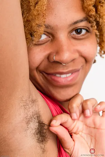 Oya – Ebony Brunette Undresses to Show Her Hairy Pussy and Big Ass
