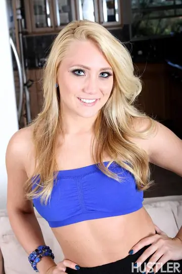 AJ Applegate – PAWG Blonde Strips Out of Her Skirt and Thong to Pose Nude
