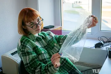 Lilly Mays – Tall Redhead in Stockings Fingers Her Pussy in the Forest
