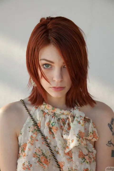 Bree Daniels: Slim Redhead with Short Hair Models Lingerie – photo 2 of 11